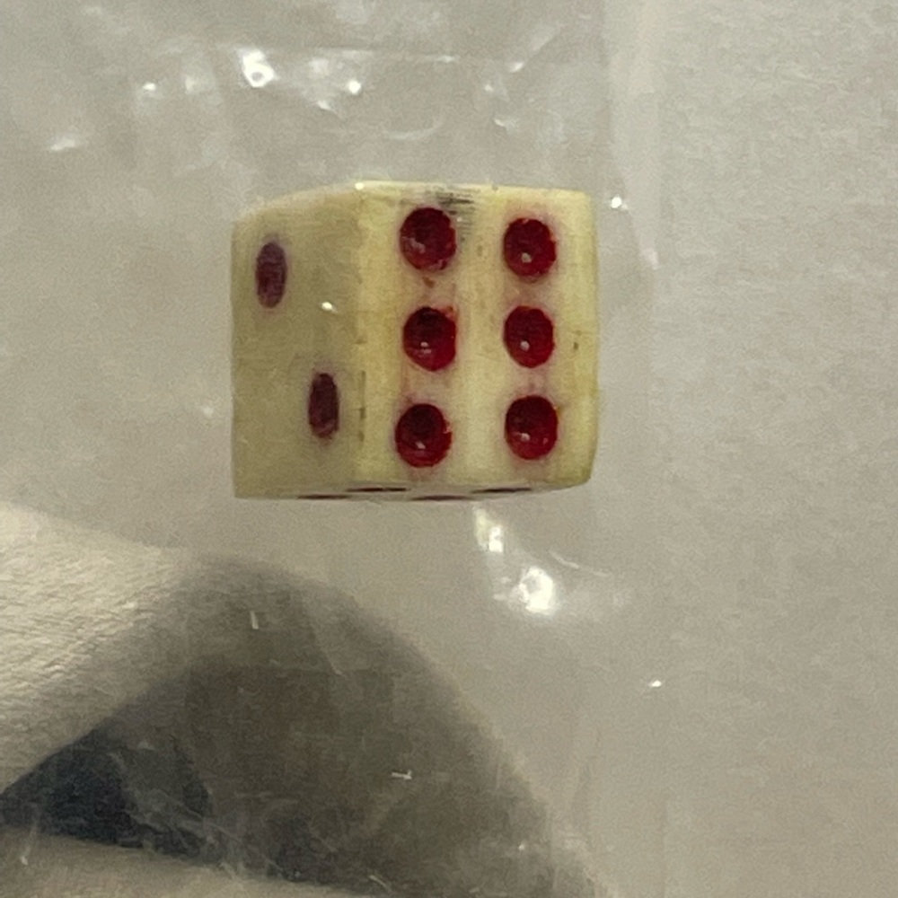 Antique bone die - Picture 3 of 6